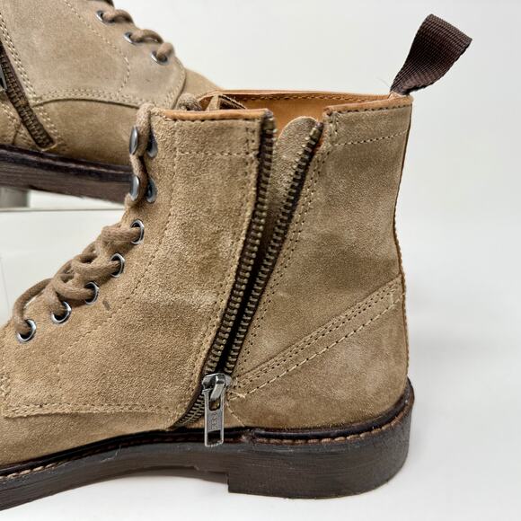 Steve Madden Ankle Boots Cap Toe Suede Brand New W/O Box Mens 9 Brown S-1539 main image 13